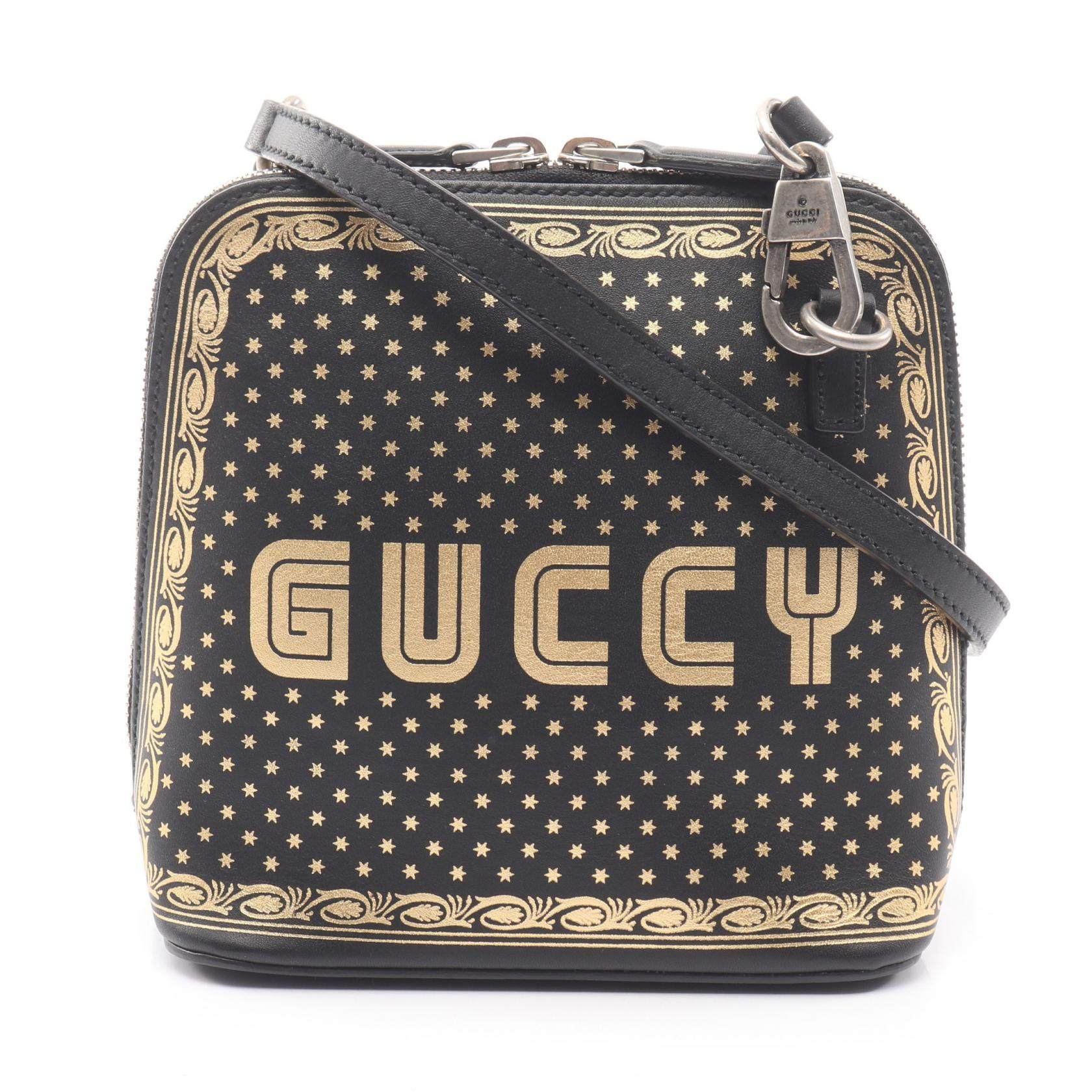 Gucci GUCCY SEGA Leather Shoulder Bag