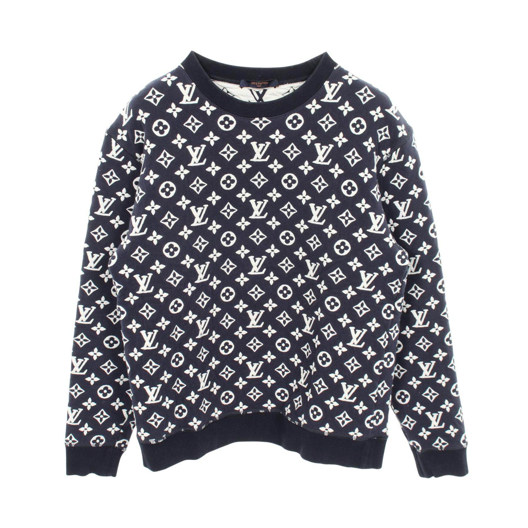 Louis Vuitton Full Monogram Jacquard Cotton Nylon Sweatshirt