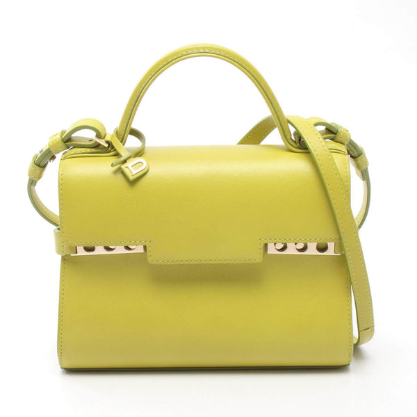 Delvaux Tempete PM Leather 2way Handbag