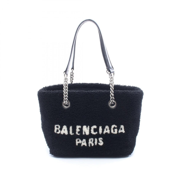 Balenciaga DUTY FREE leather shearling tote bag