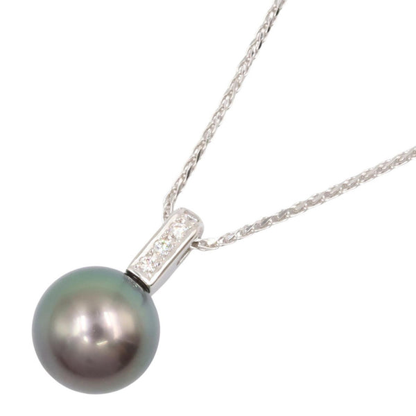 JEWELRY Au750 Diamond Pearl Necklace