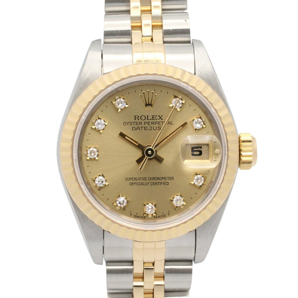 Rolex Datejust Au750 Stainless Steel Watch