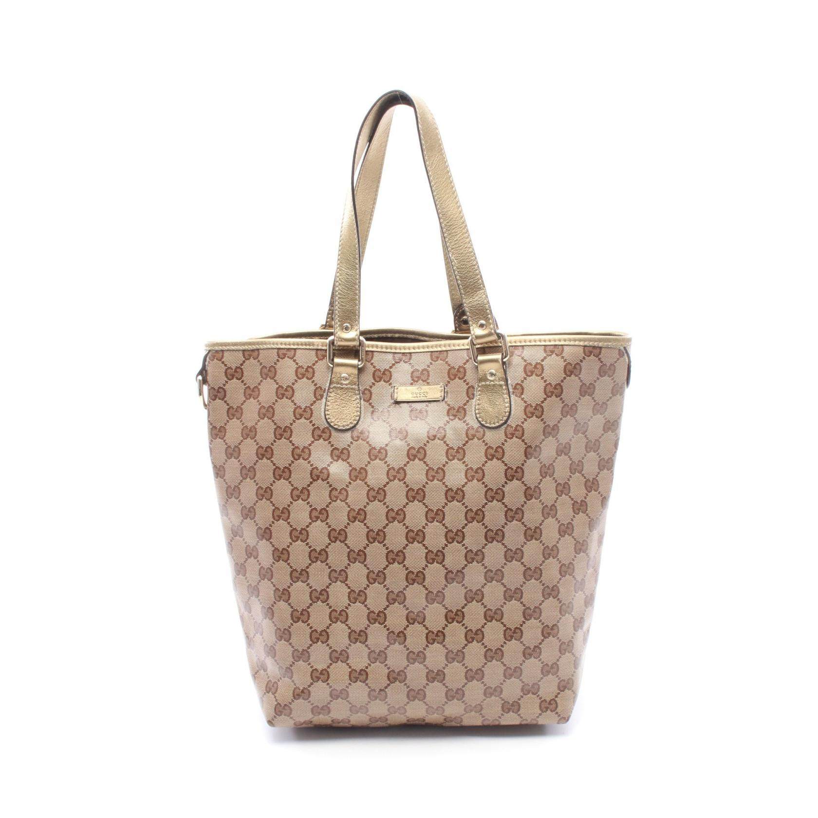 Gucci GG Crystal Coated Canvas Tote Bag