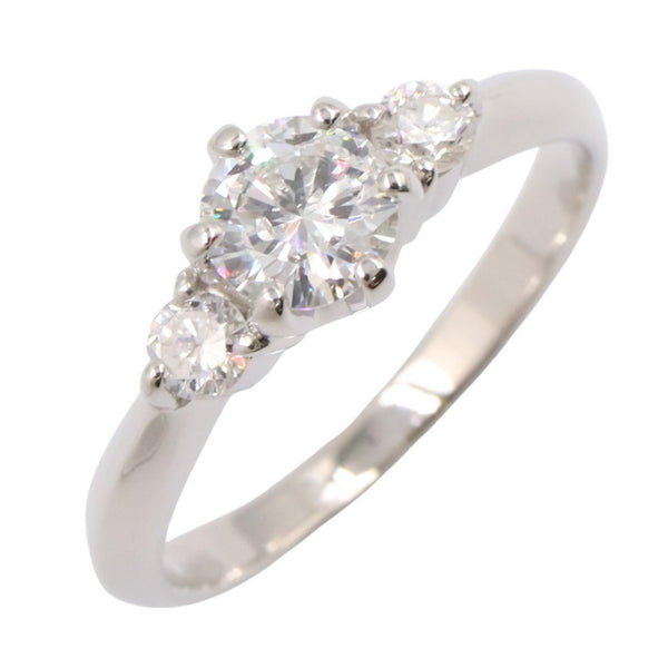 Pt900 Platinum Diamond Ring