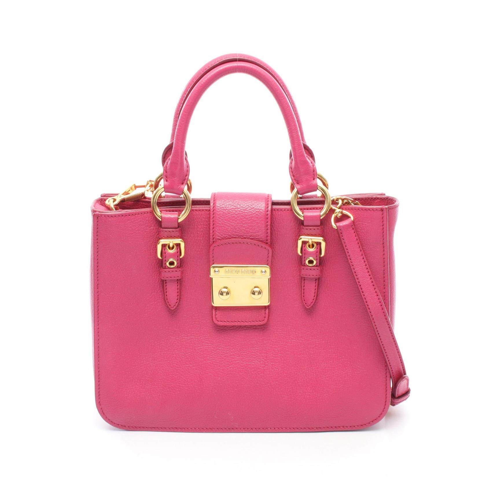 Miu Miu Madras 2way handbag