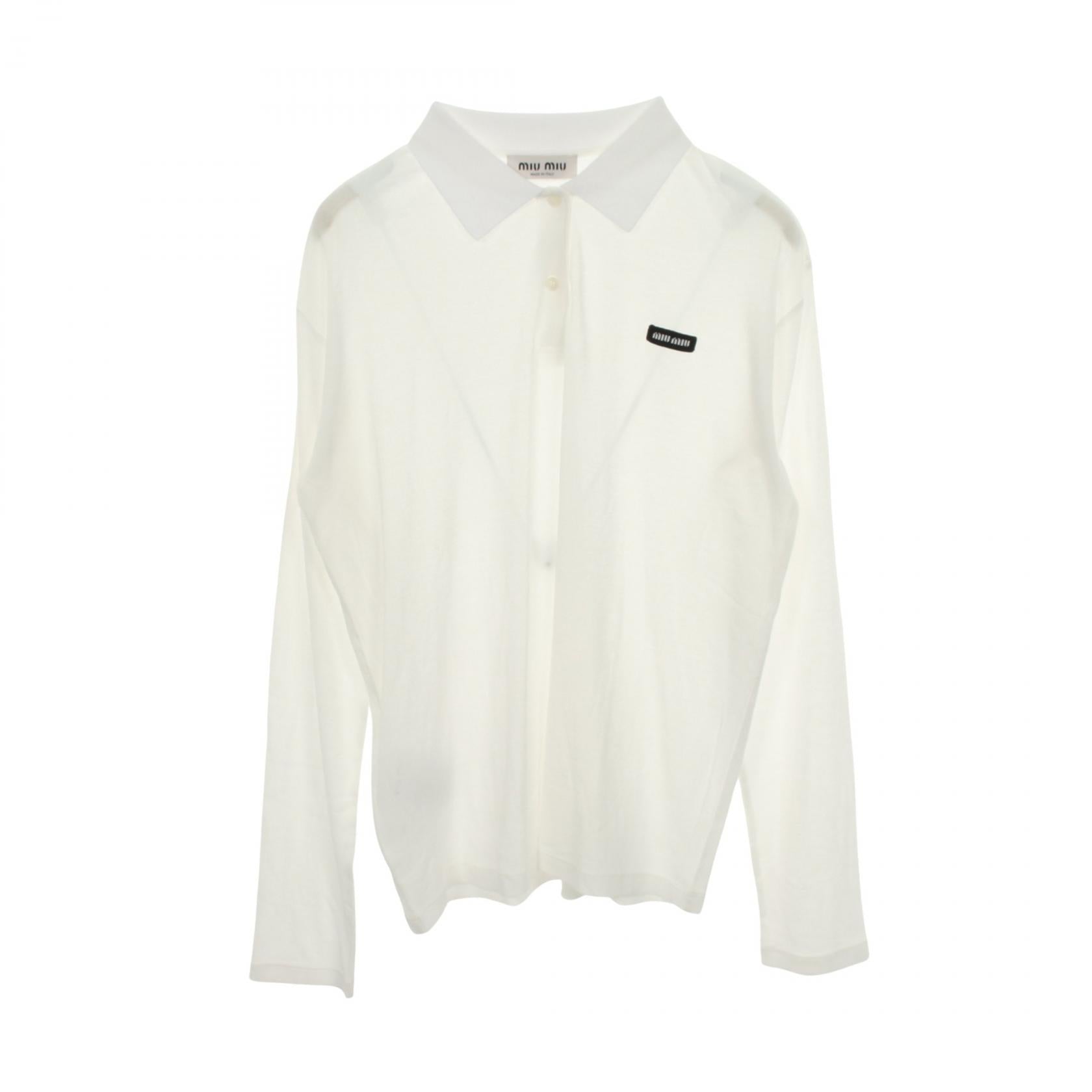 Miu Miu Cotton Long Sleeve Top