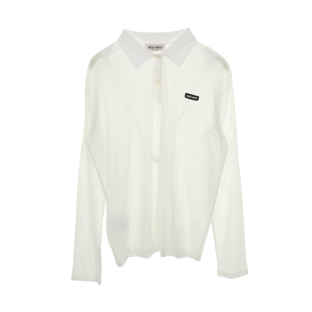Miu Miu Cotton Long Sleeve Top