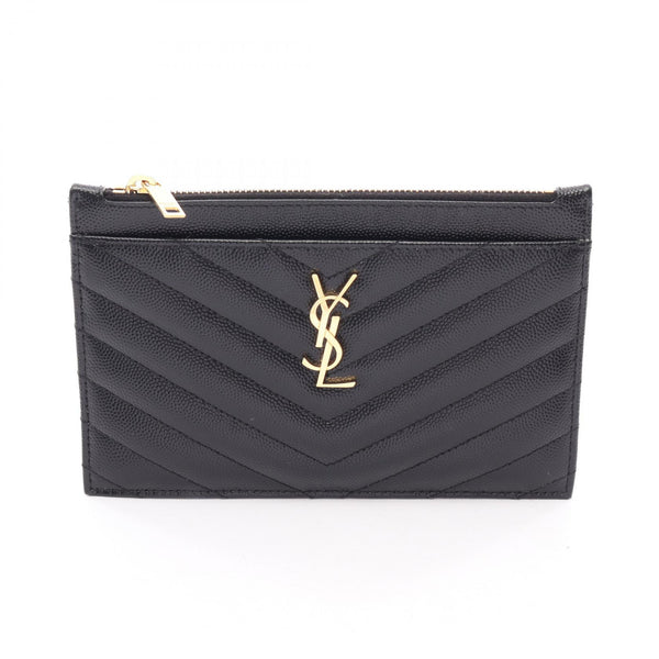 Saint Laurent Paris Monogram Leather Pouch