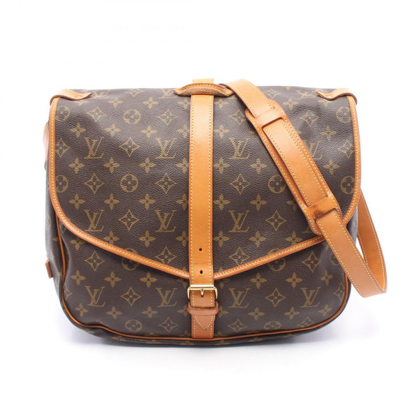 Louis Vuitton Saumur 35 Monogram Coated Canvas Shoulder Bag