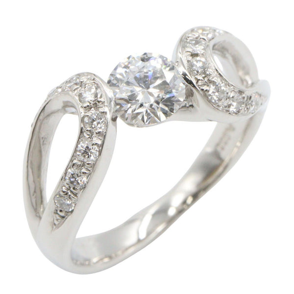 Pt900 Platinum Diamond Ring