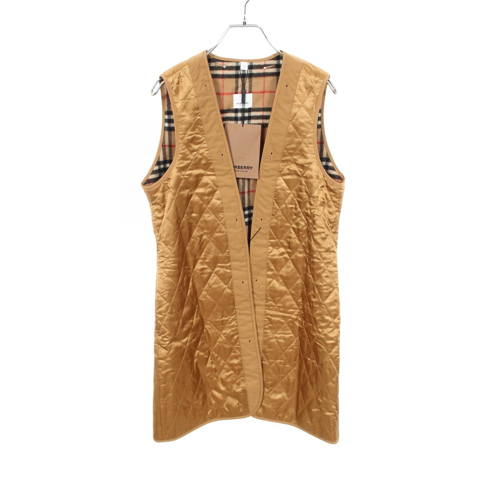Burberry Wool Cashmere Cotton Long Gilet