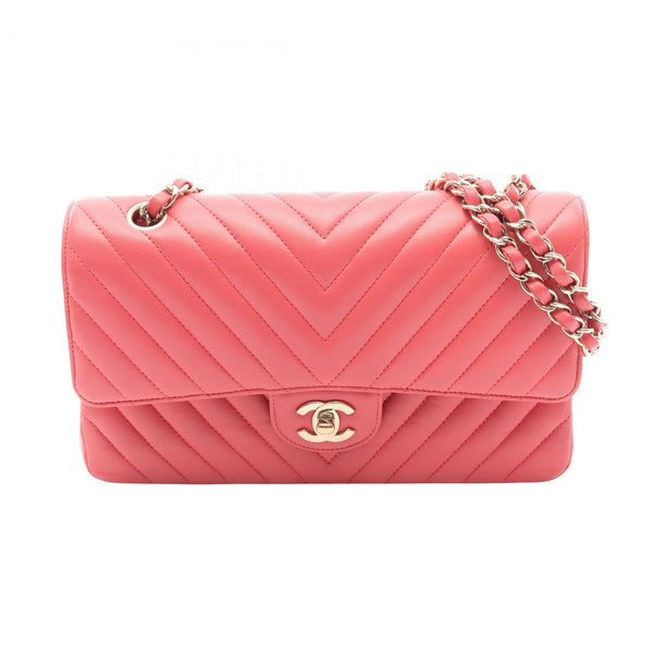Chanel Chevron V Stitch Lambskin Shoulder Bag