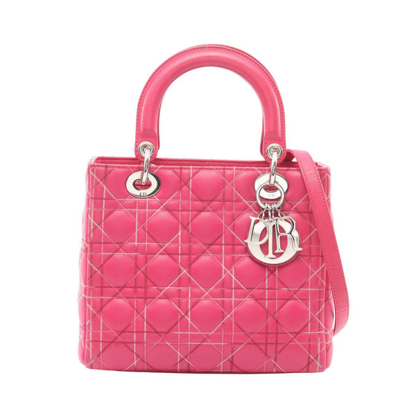 Dior LADY DIOR Leather Handbag
