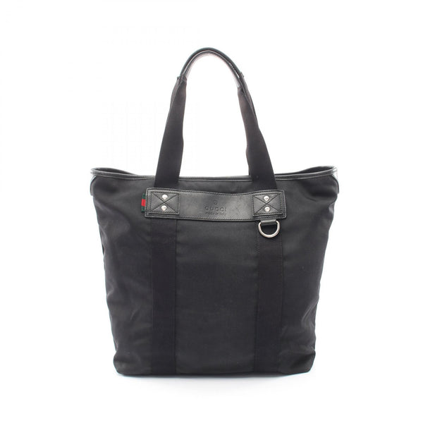 Gucci Canvas Leather Tote Bag