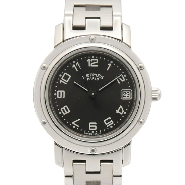 Hermes Clipper Stainless Steel Watch