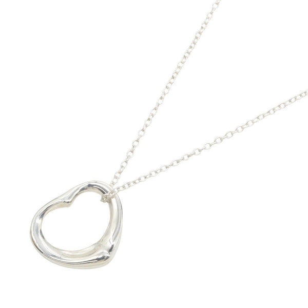 Tiffany & Co. Open Heart Silver Necklace
