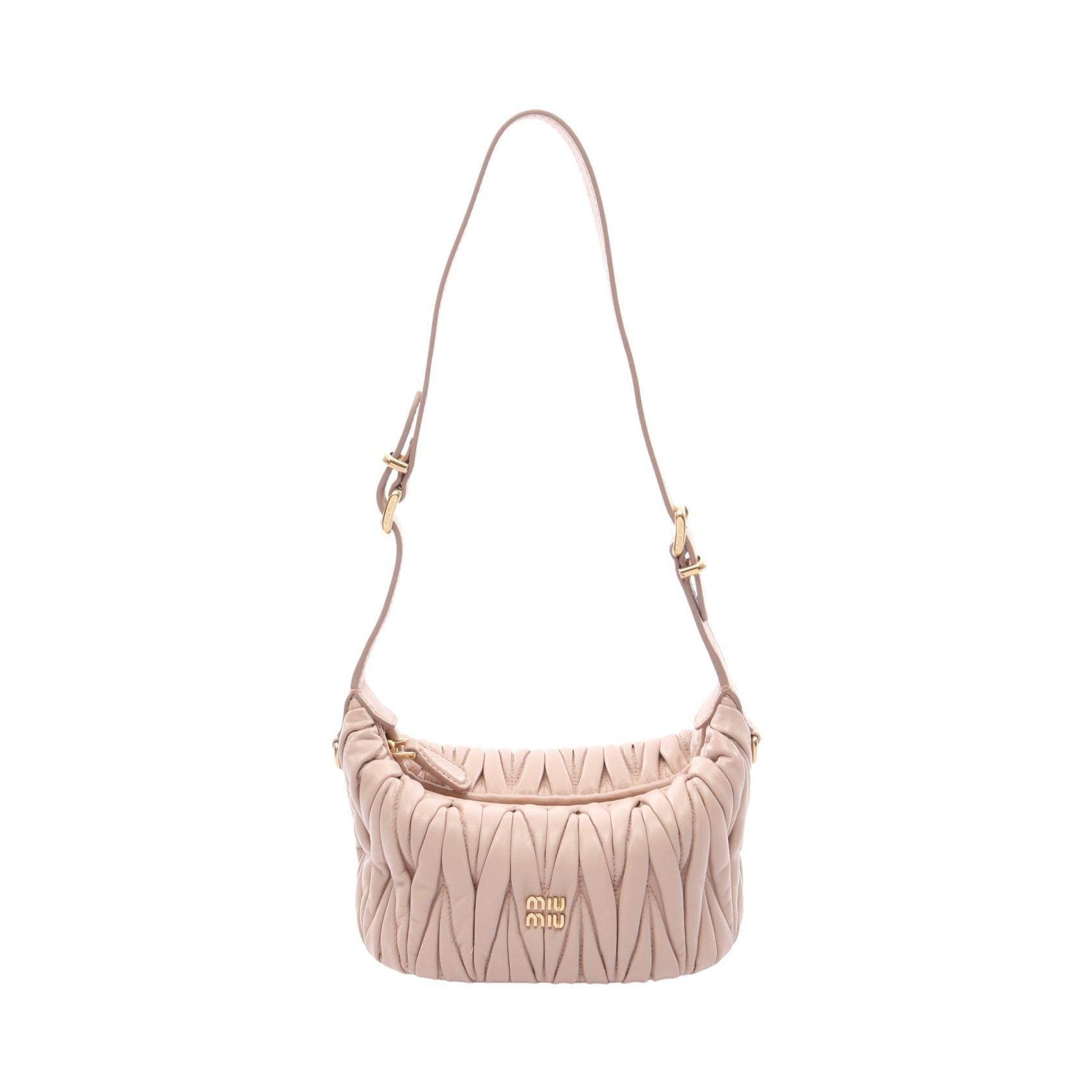 Miu Miu Matelassé Leather Shoulder Bag