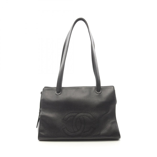 Chanel Coco Mark Leather Tote Bag