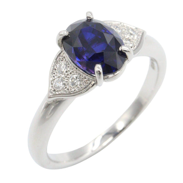 JEWELRY Au750 Sapphire Diamond Ring