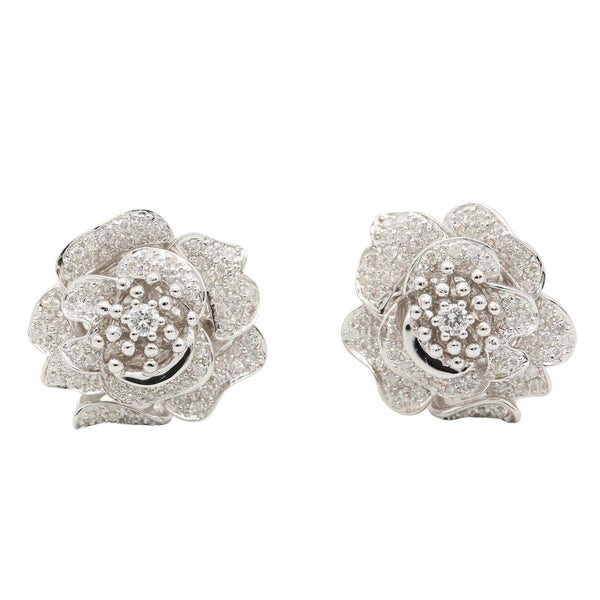 JEWELRY Au750 Diamond Earrings