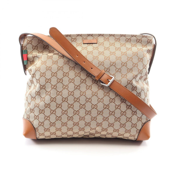 GUCCI G Canvas Shoulder Bag
