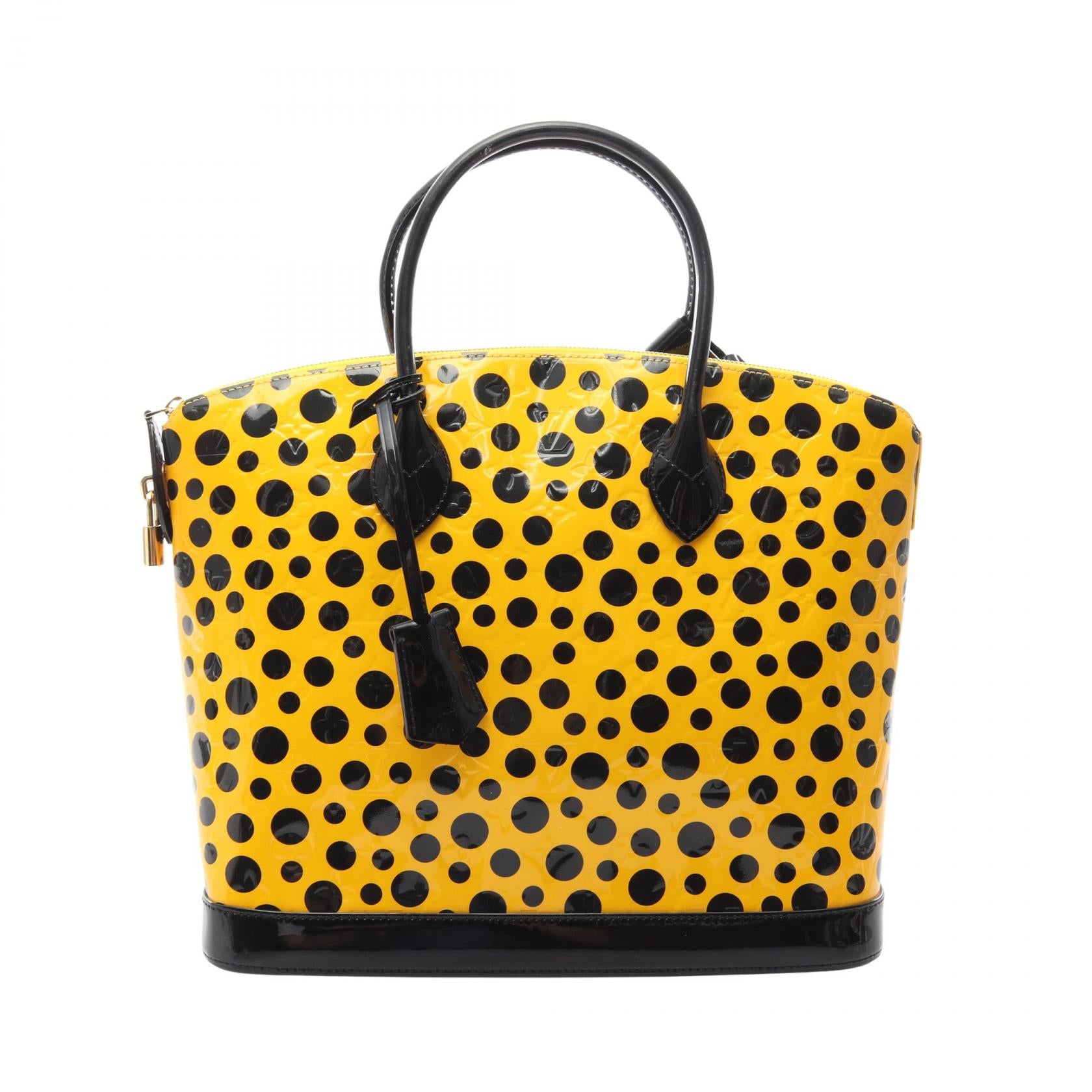 Louis Vuitton Lockit MM Vernis Leather Handbag