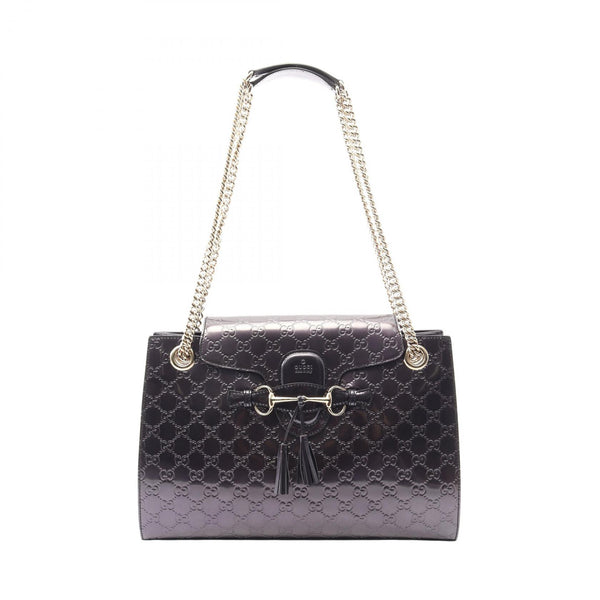 Gucci Emily Leather Shoulder Bag