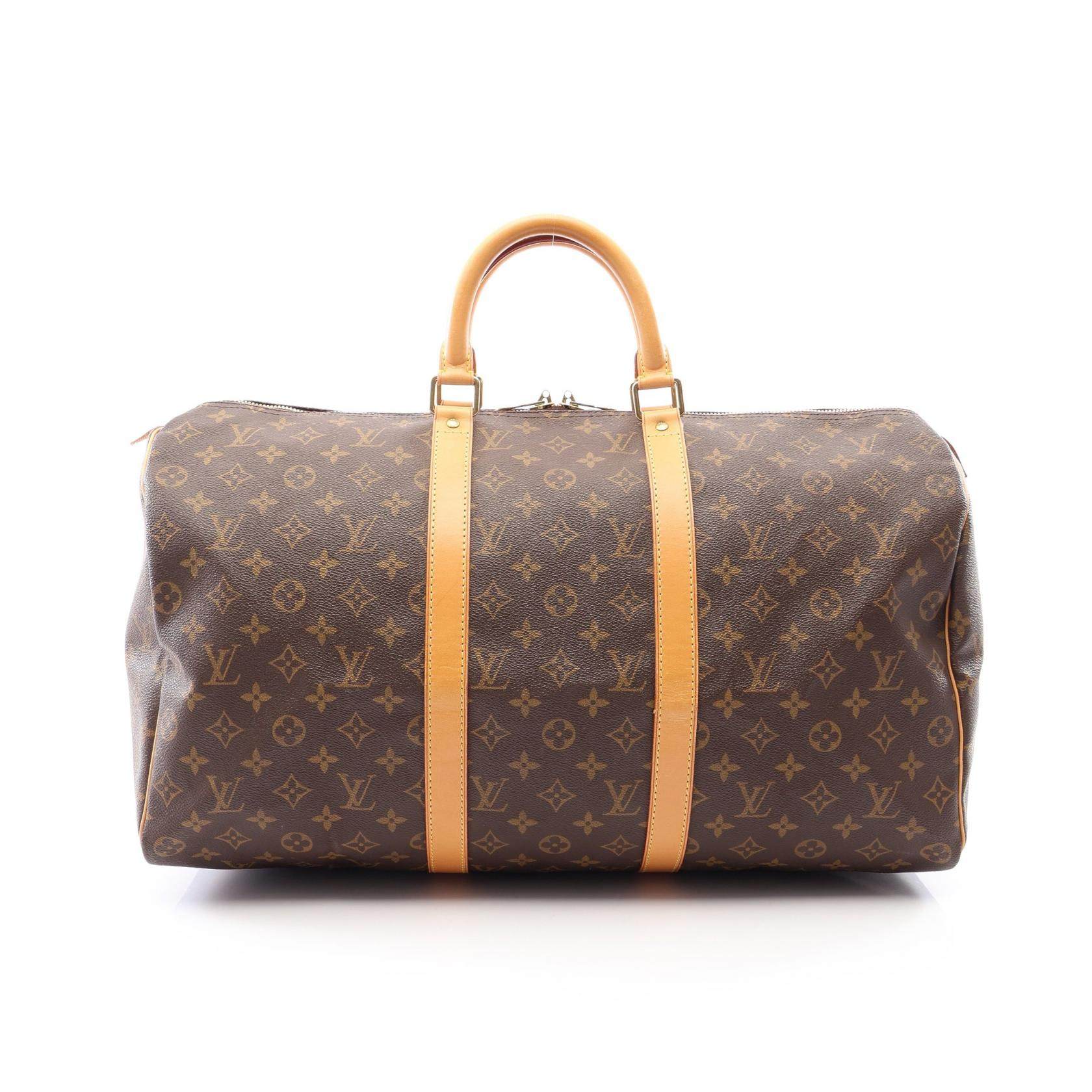 Louis Vuitton Keepall 50 Monogram Boston Bag
