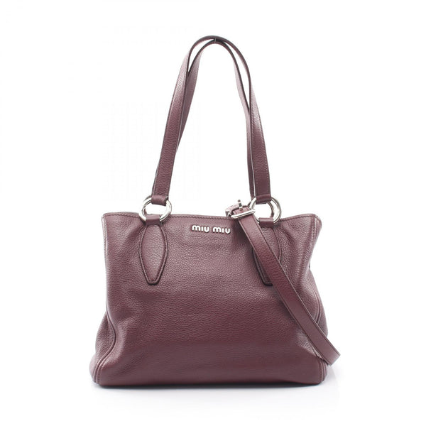 Miu Miu Vitello Phenix 2way tote bag