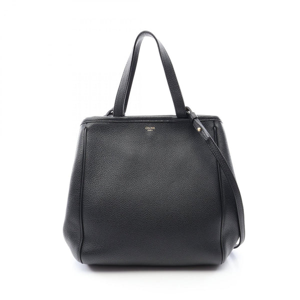 CELINE Small Fold Cabas Leather 2way Tote Bag