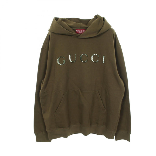 Gucci Sequin Logo Cotton Hoodie
