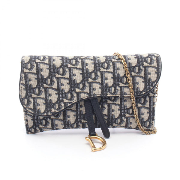 Dior Saddle Dior Oblique Jacquard long wallet shoulder bag