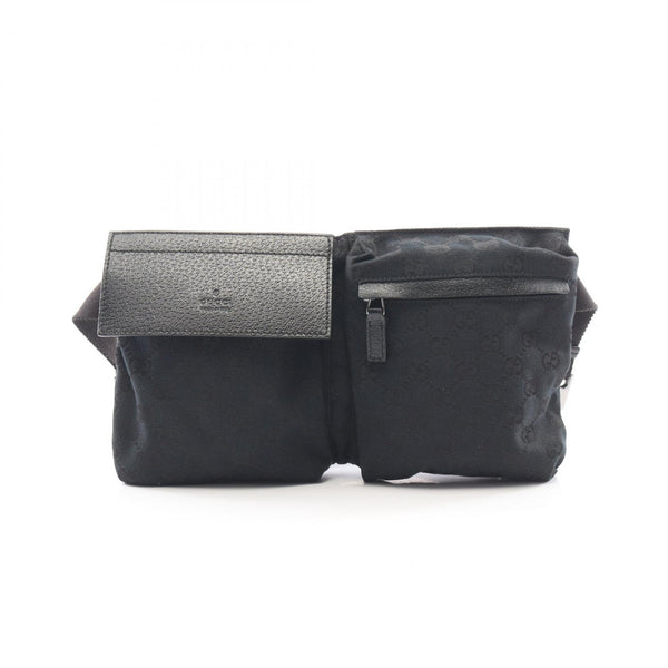Gucci GG Canvas Leather Waist Bag