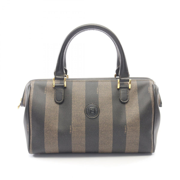 Fendi Pequin Coated Canvas Handbag