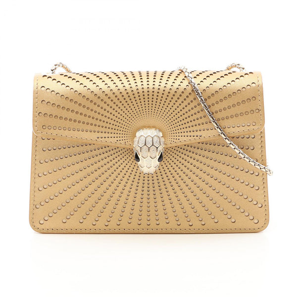 Bvlgari Serpenti Forever Leather Shoulder Bag