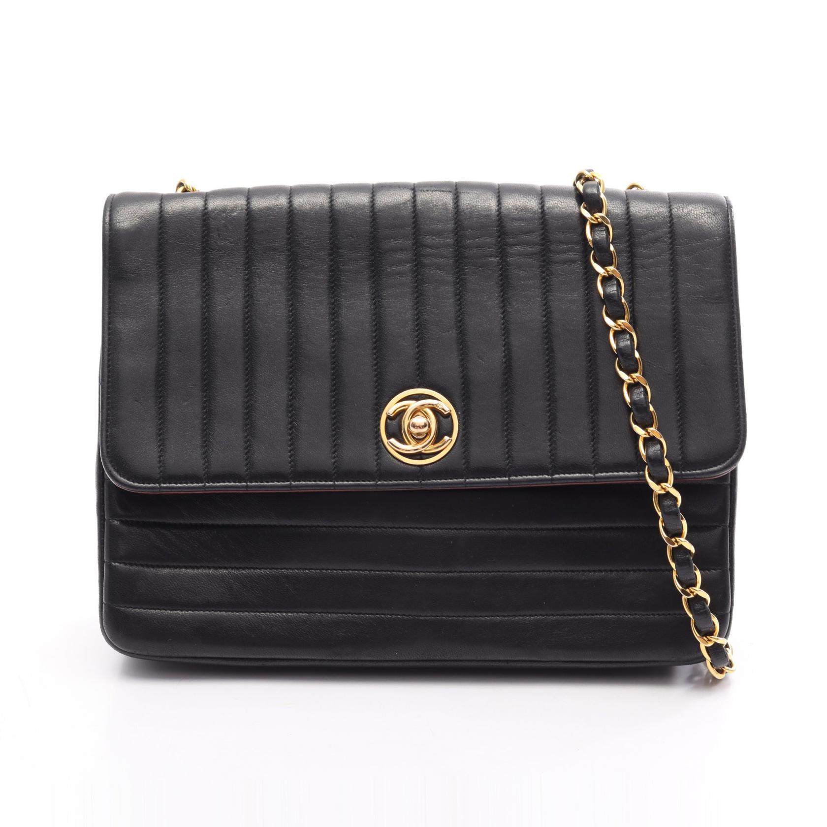CHANEL Mademoiselle Lambskin Shoulder Bag