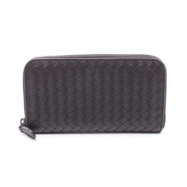 Bottega Veneta Intrecciato Leather Long Zip Wallet