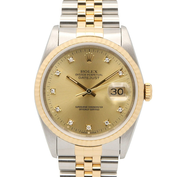 Rolex Datejust Au750 Stainless Steel