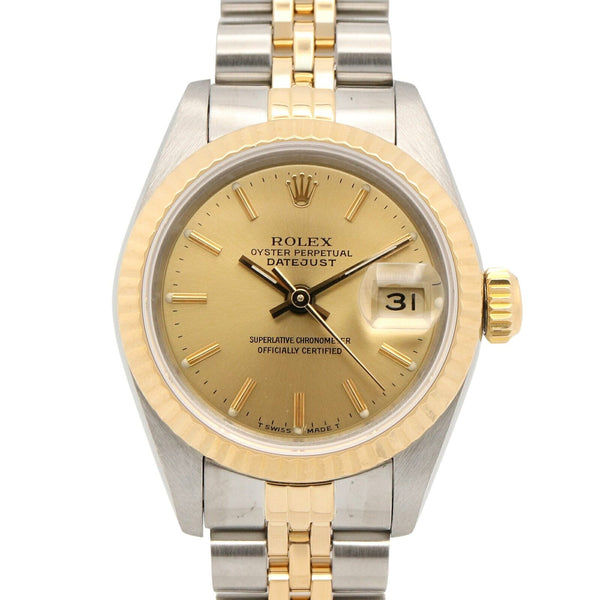 Rolex Datejust Au750 Stainless Steel Watch