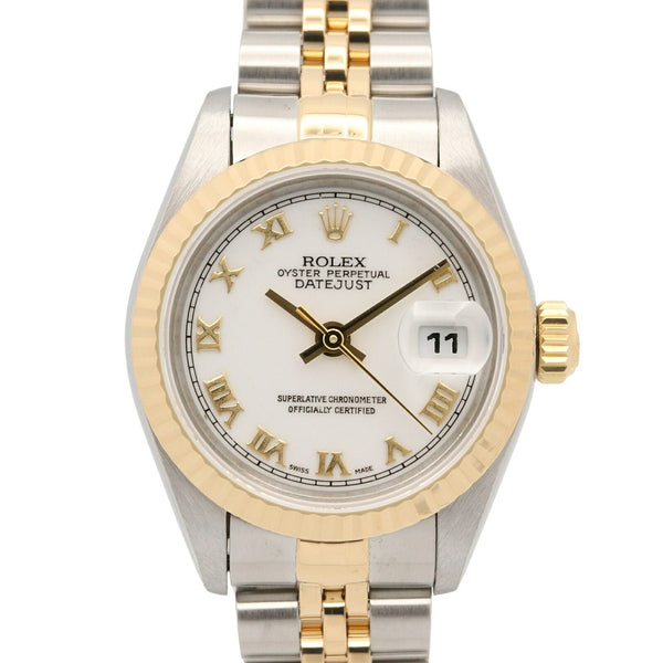 Rolex Datejust Au750 Stainless Steel Watch
