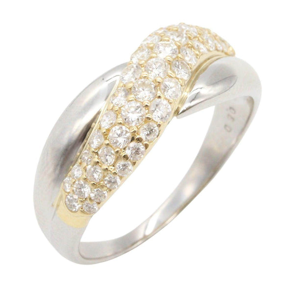 JEWELRY Pt900 Au750 Diamond Ring