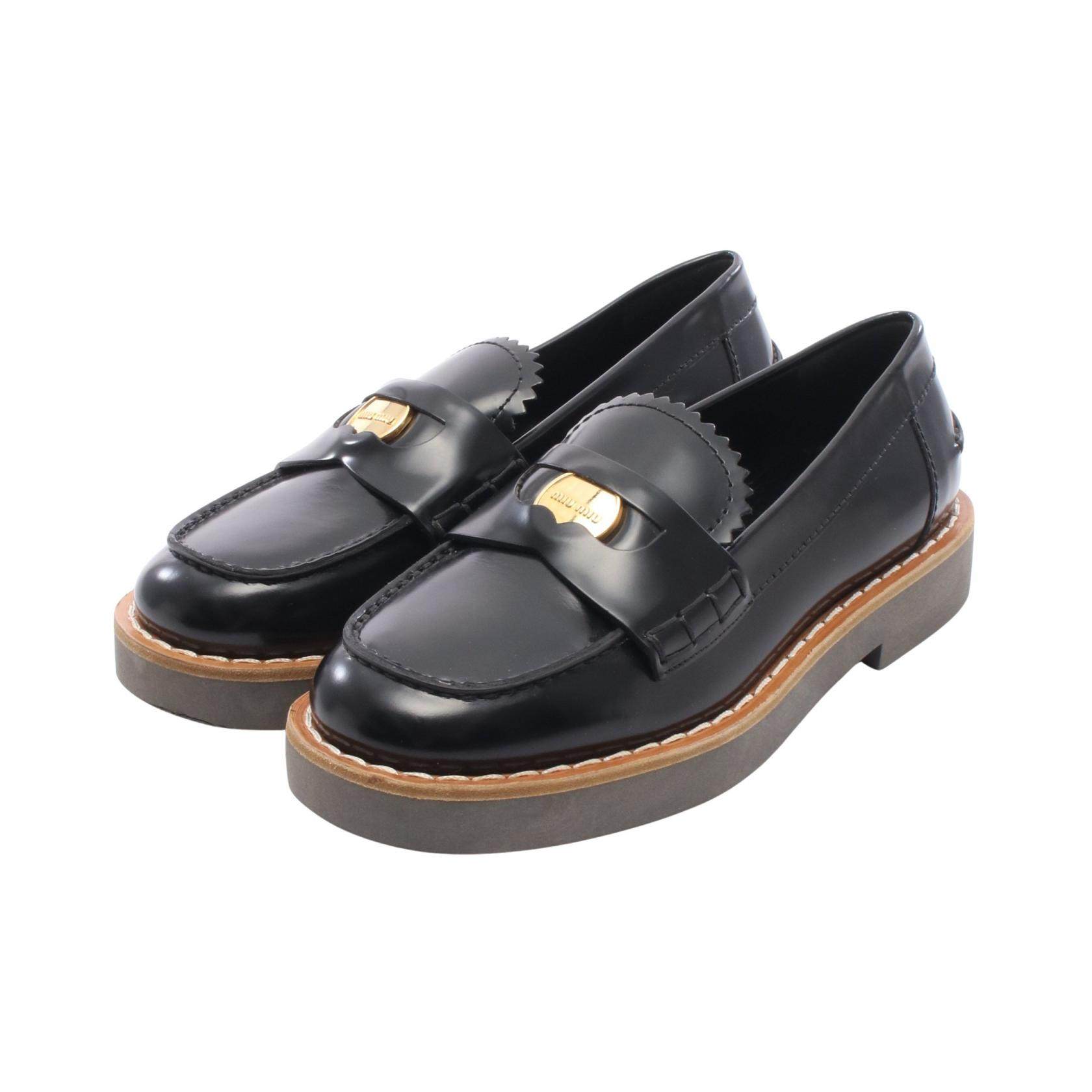 Miu Miu Leather Loafers