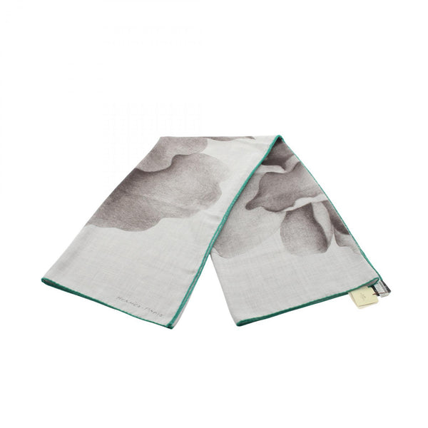 Hermes Carre Geant Carre140 Une Rose pour Alma Silk Cashmere Scarf