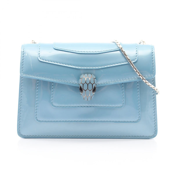 Bvlgari Serpenti Forever Patent Leather Shoulder Bag
