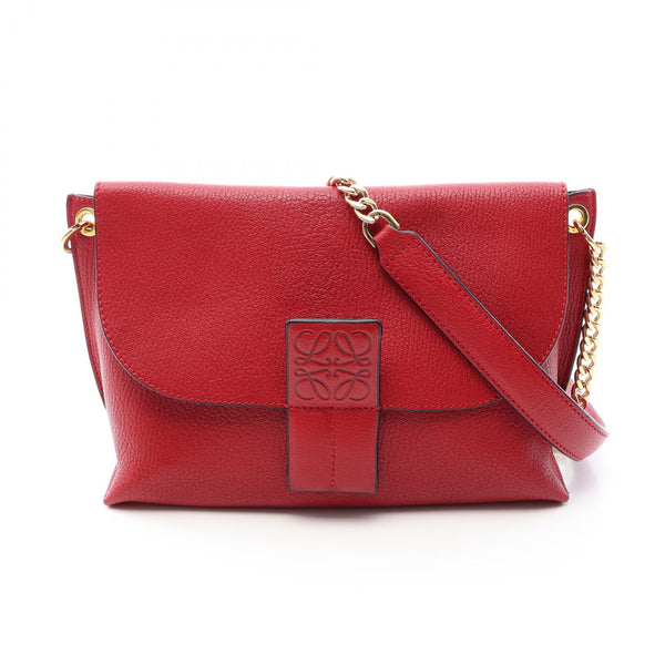 Loewe Avenue Anagram Leather Shoulder Bag