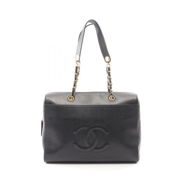 Chanel Decca Coco Mark Leather Tote Bag