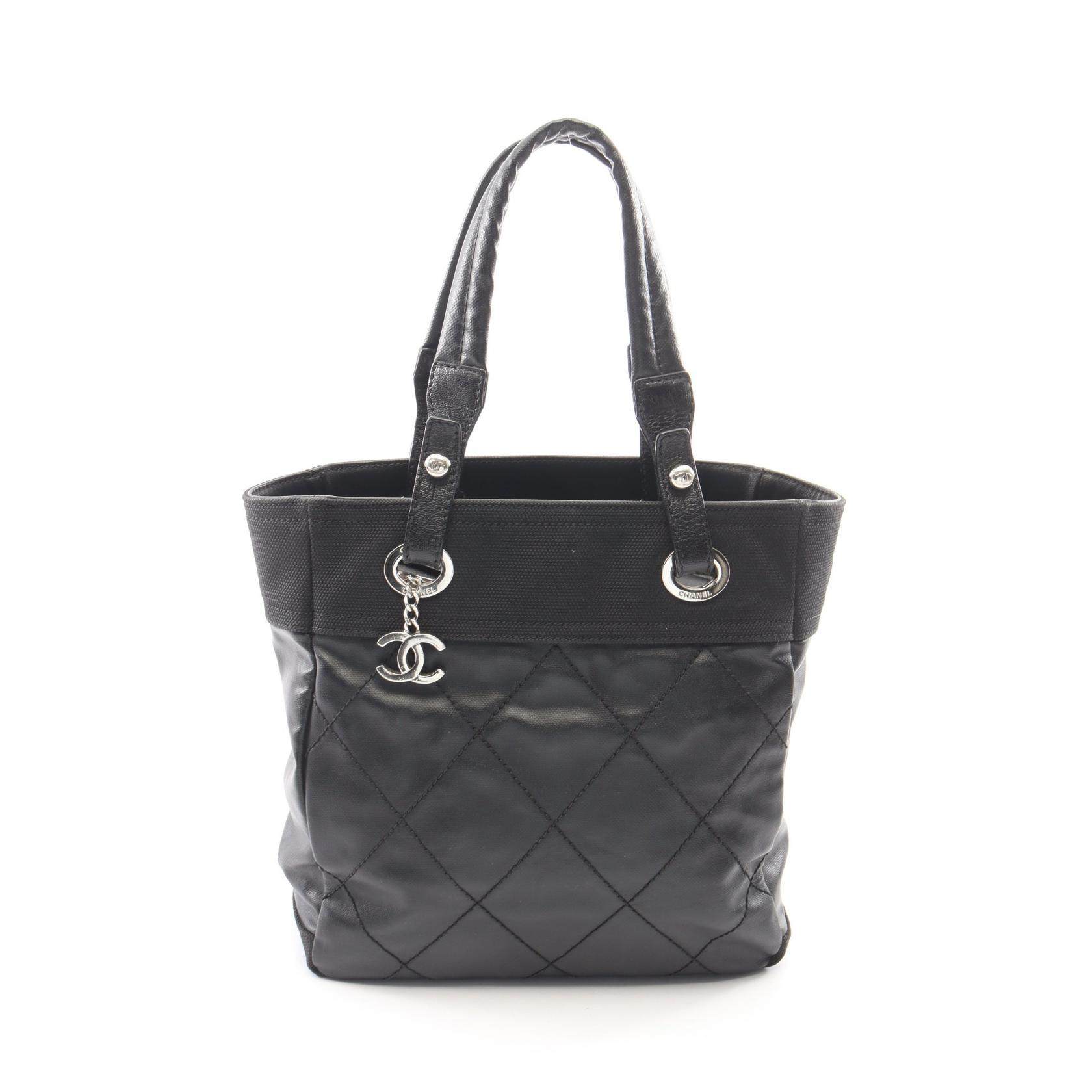 Chanel Paris Biarritz Coated Canvas Tote Bag