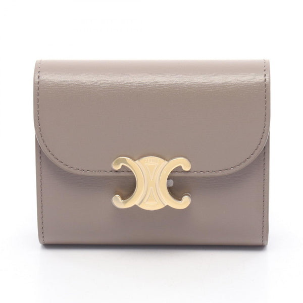 CELINE Small Flap Wallet Leather Wallet