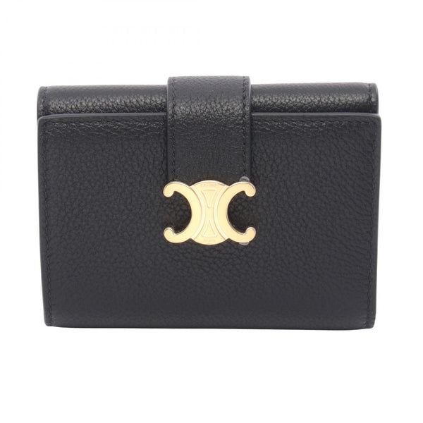 CELINE Fine Strap Wallet Nino Triomphe Leather Wallet