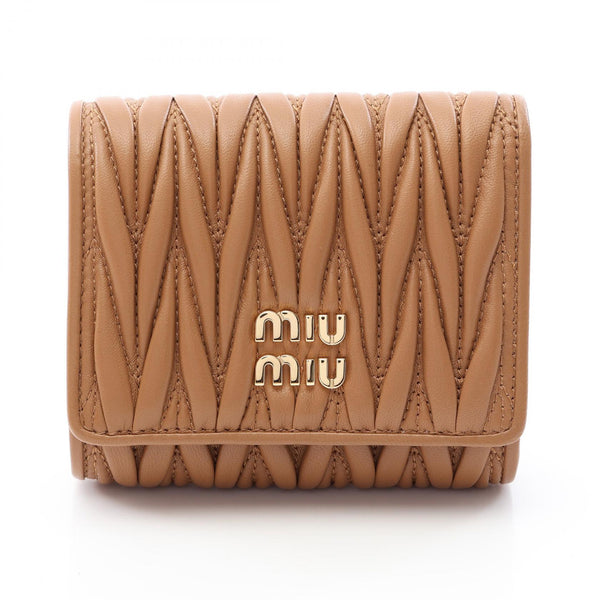 Miu Miu MATELASSE MIU Leather Wallet